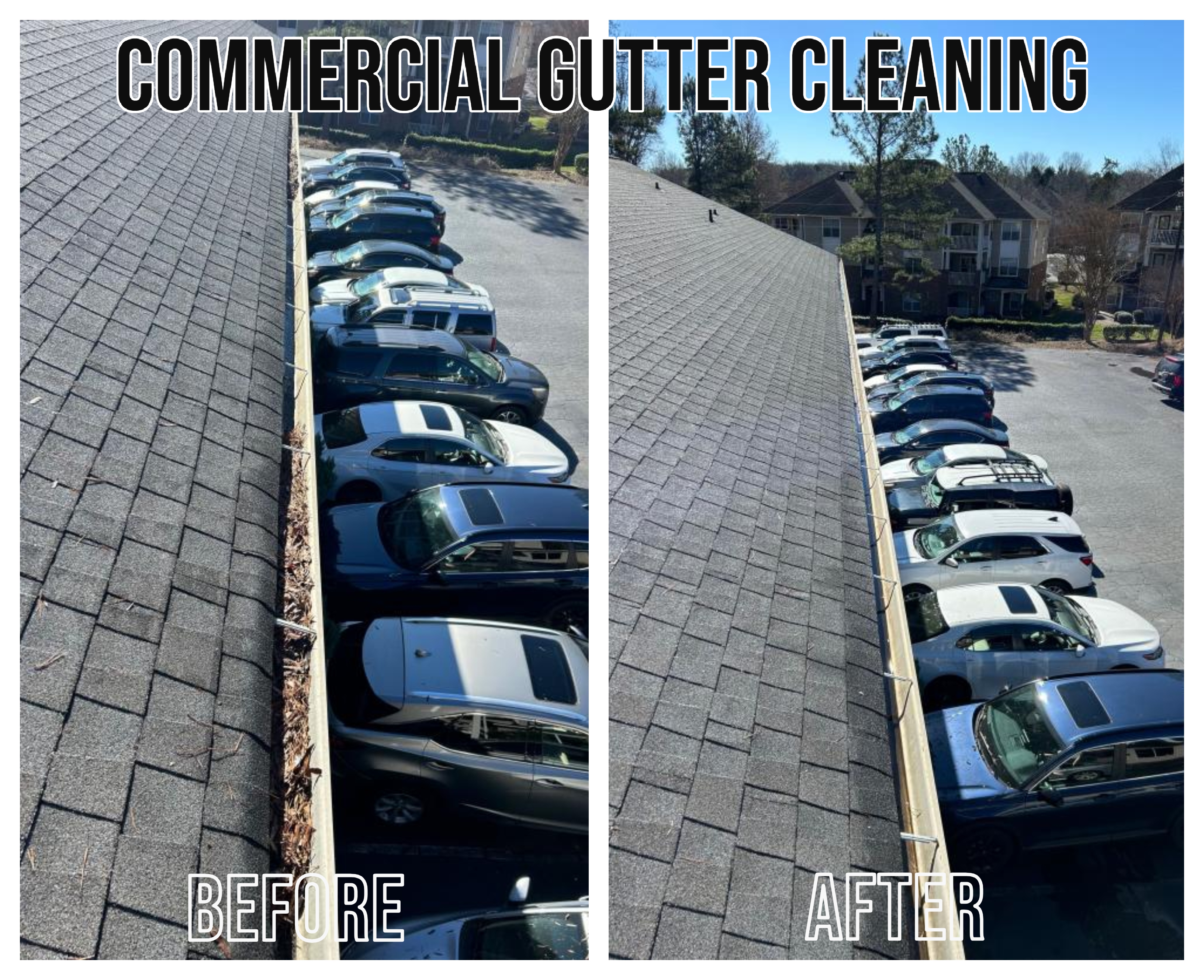 Premium Commercial Gutter Cleaning in Charlotte, NC!